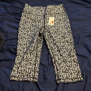 3 marked items for $40 Jockey Black and White Capris NWT